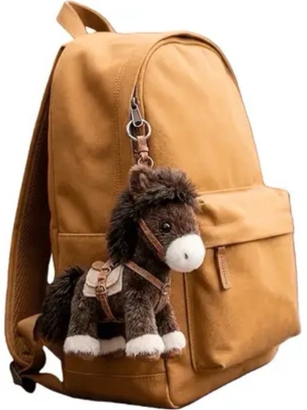 PLUSH HORSE 3D BAG CHARM KEYCHAIN
